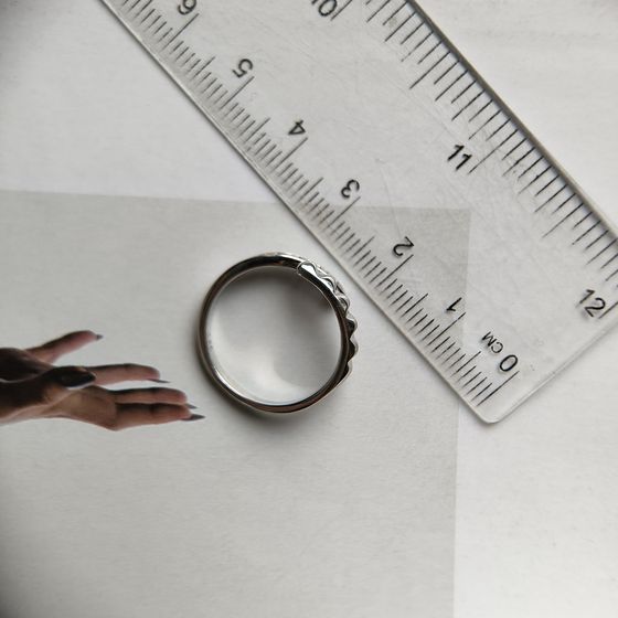 Silver Ring with Fianites