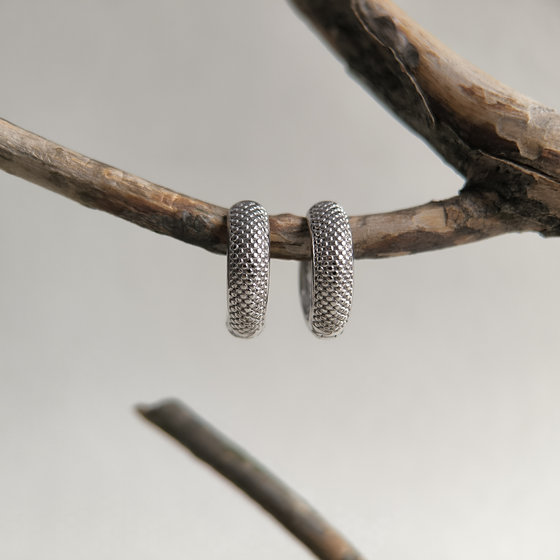 Серебряные серьги без камней