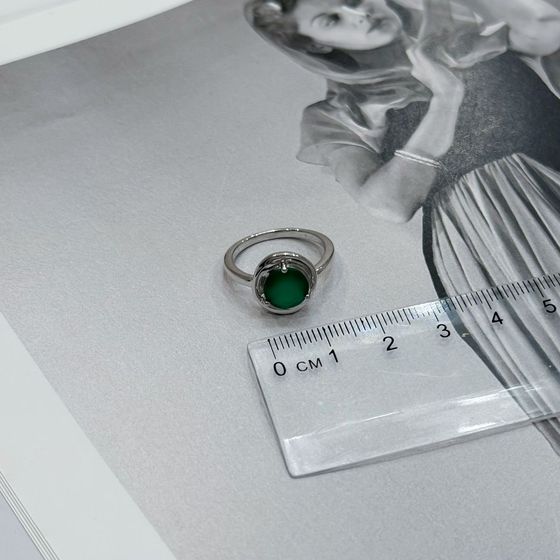 Серебряное кольцо с агатом 1.8ct