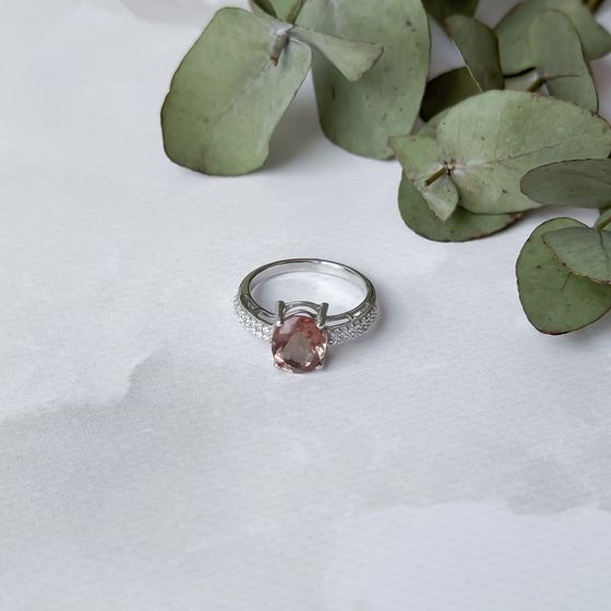 Серебряное кольцо с султанитом 2.795ct