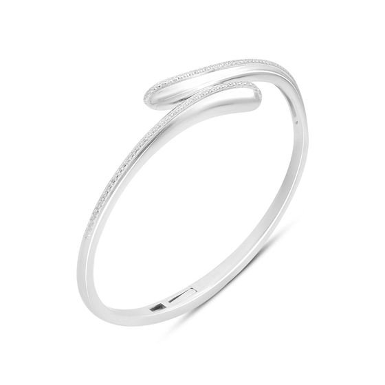 Серебряный браслет с фианитами