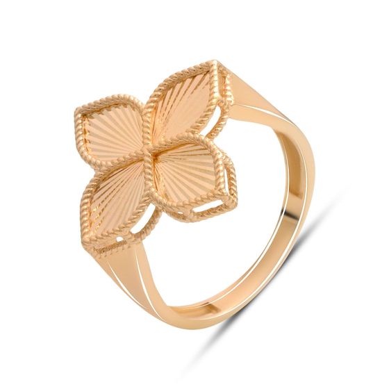 Золотое кольцо без камней