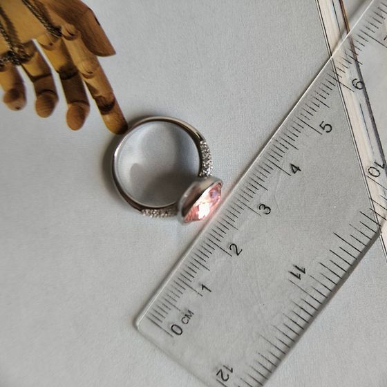 Серебряное кольцо с фианитами