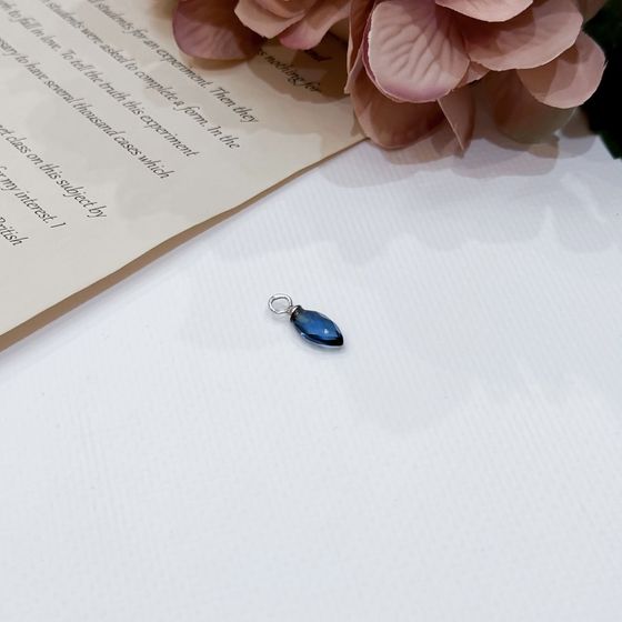 Срібна підвіска з танзанітом nano