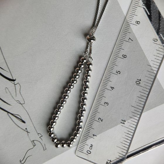 Silver bracelet without stones