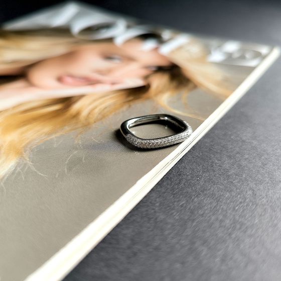 Silver Ring with Fianites