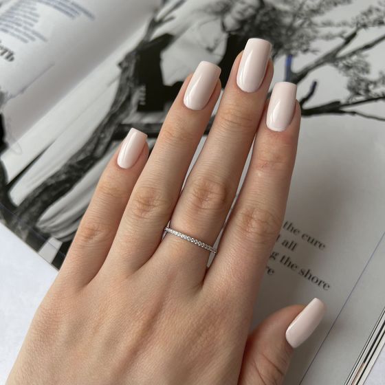 Серебряное кольцо с фианитами