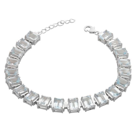Срібний браслет з топазом 24.425ct