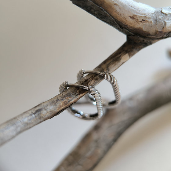 Серебряные серьги без камней