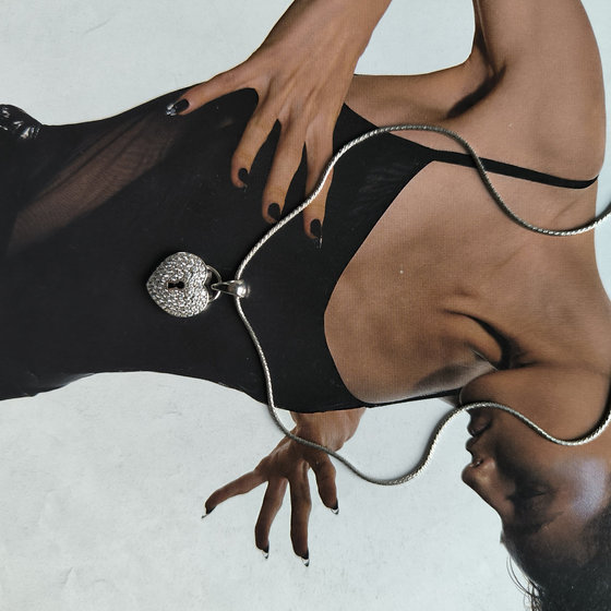 Серебряная подвеска с фианитами