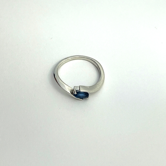 Серебряное кольцо с танзанитом nano 0.413ct