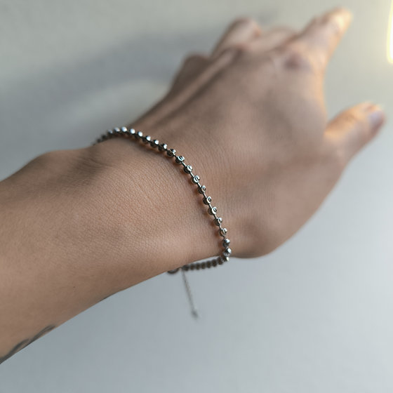 Серебряный браслет без камней