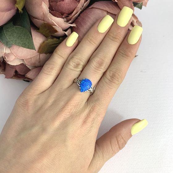 Серебряное кольцо с опалом 1.288ct