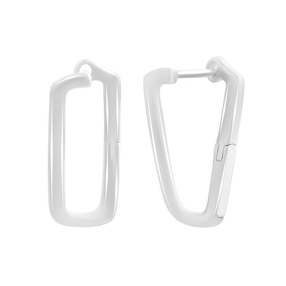 Серебряные серьги без камней