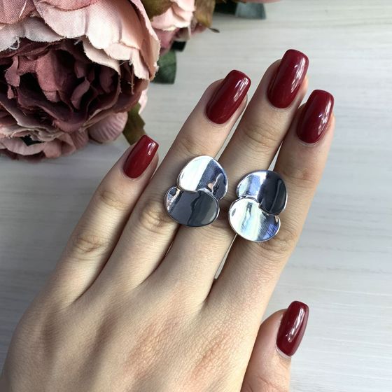 Серебряные серьги без камней