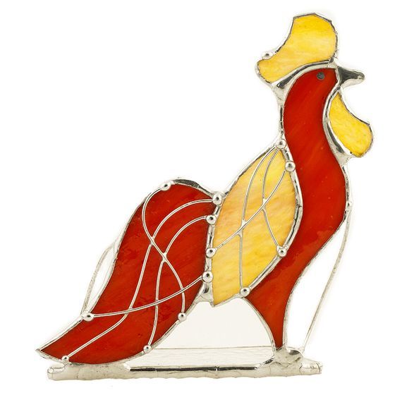 Подсвечники из витражного стекла