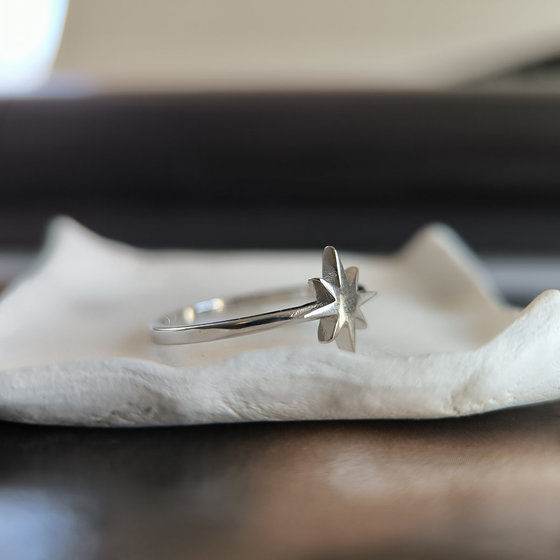 Серебряное кольцо без камней