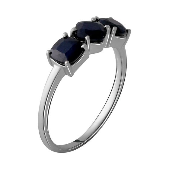 Серебряное кольцо с сапфиром 2.133ct