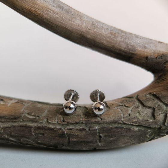 Серебряные серьги без камней