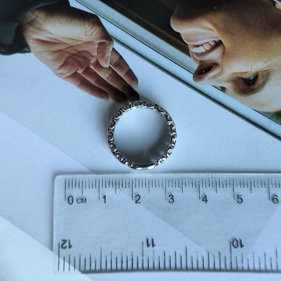 Серебряное кольцо без камней