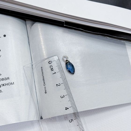 Срібна підвіска з танзанітом nano