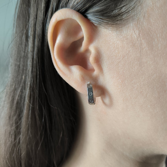 Серебряные серьги без камней