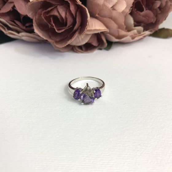 Срібна каблучка з аметрином nano 1.7ct