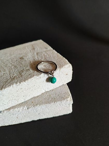 Серебряное кольцо с бирюзой