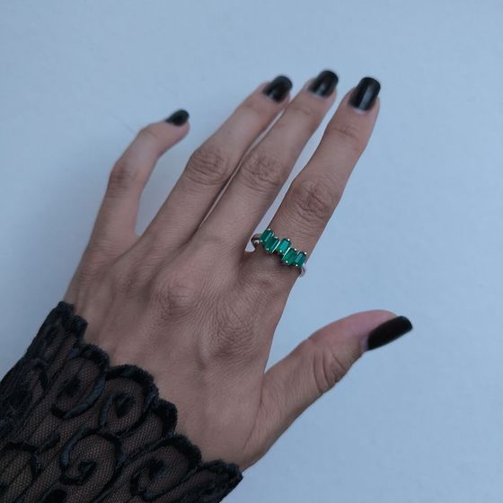 Серебряное кольцо с агатом 1.288ct