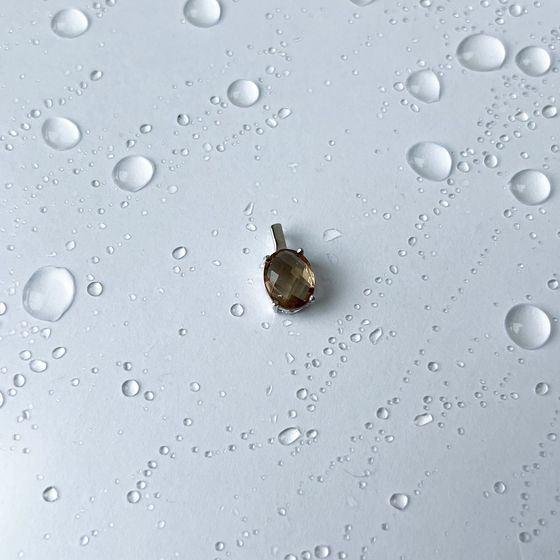 Серебряная подвеска с султанитом 2.685ct
