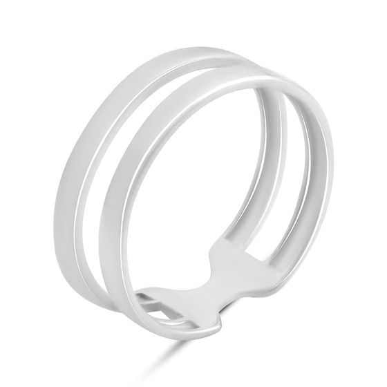 Серебряное кольцо без камней