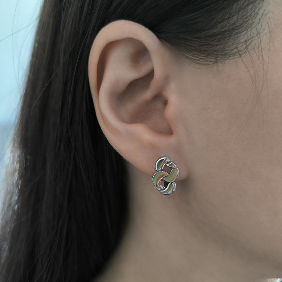 Серебряные серьги без камней