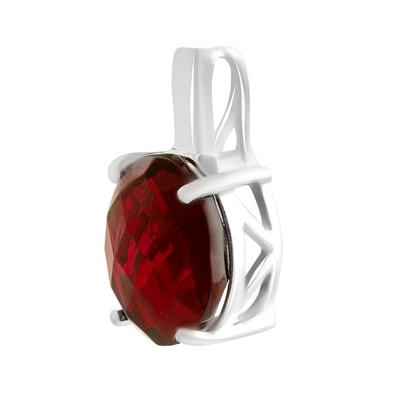 Серебряная подвеска с гранатом nano 2.188ct