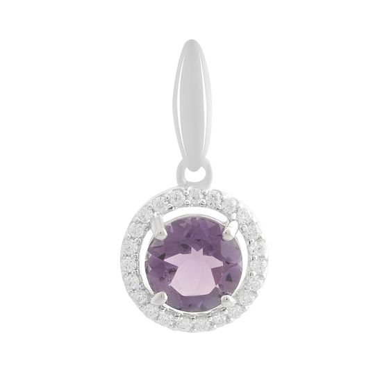 Срібна підвіска з аметистом 2.104ct