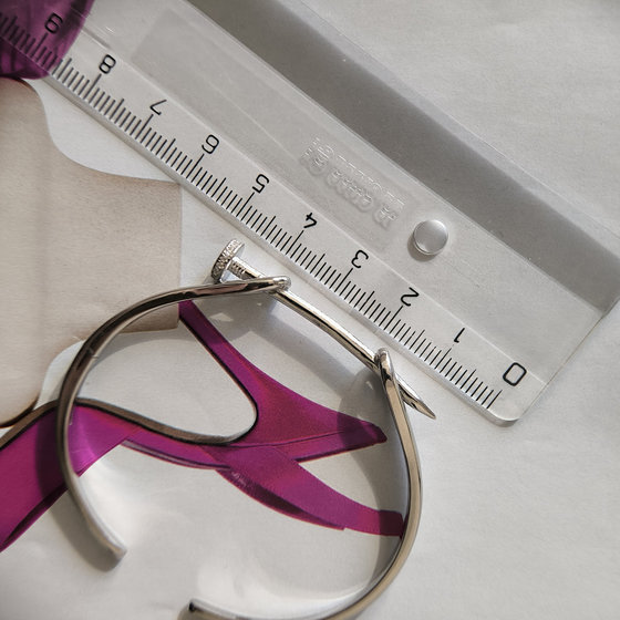 Серебряный браслет с фианитами