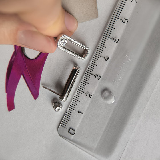 Серебряные серьги с фианитами