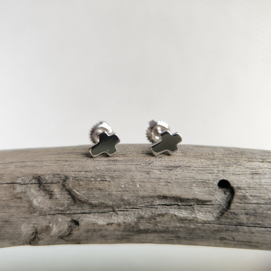 Серебряные серьги без камней