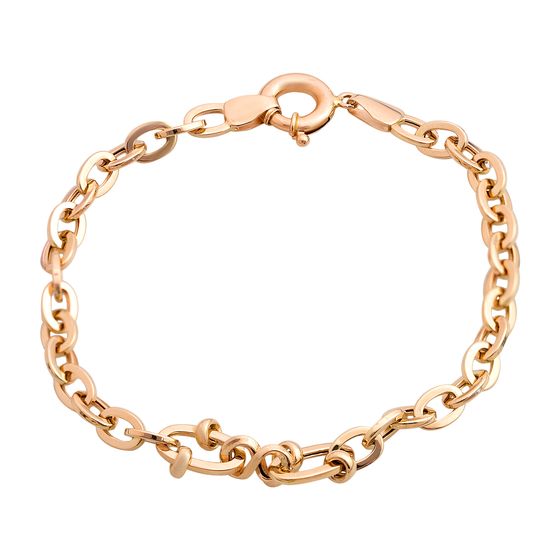 Gold bracelet without stones