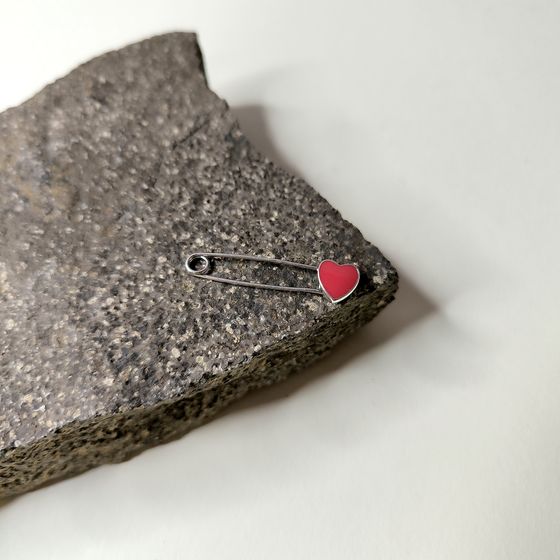 Серебряная подвеска с емаллю