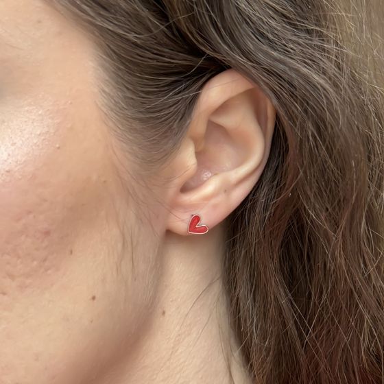 Silver earrings with yemallu