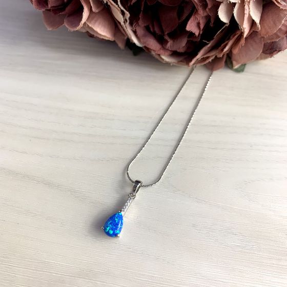 Серебряная подвеска с опалом 0.952ct
