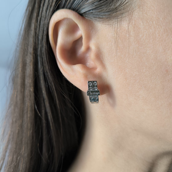 Серебряные серьги без камней