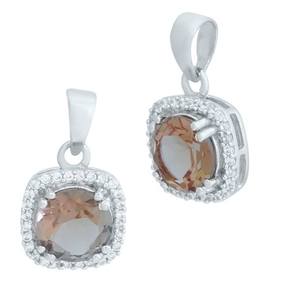 Серебряная подвеска с султанитом 2.153ct