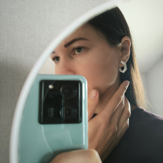 Серебряные серьги с фианитами