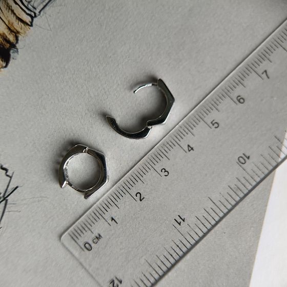 Silver Earrings with Fianites