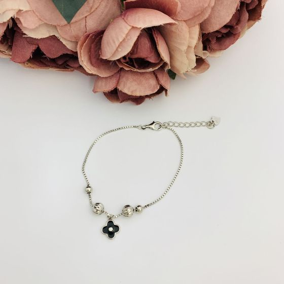 Серебряный браслет с емаллю