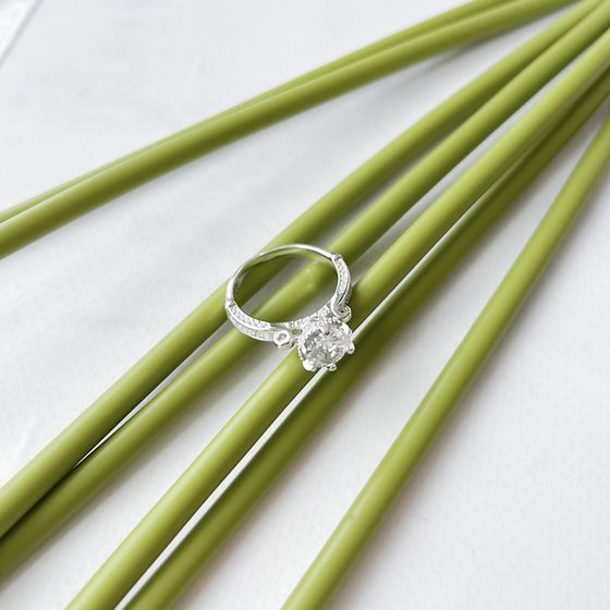 Silver Ring with Fianites