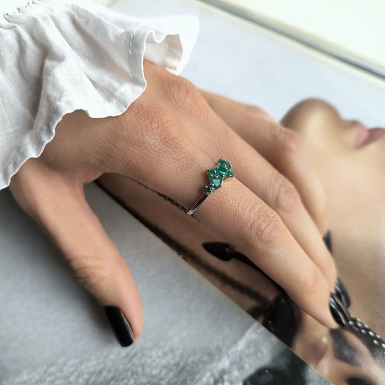 Серебряное кольцо с агатом 0.712ct