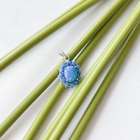 Серебряная подвеска с опалом 1.923ct