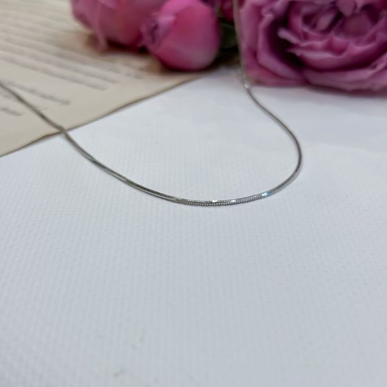 Срібний ланцюжок без каменів